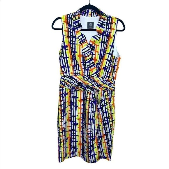 Multicolor Sleeveless Dress - Picture 1 of 9